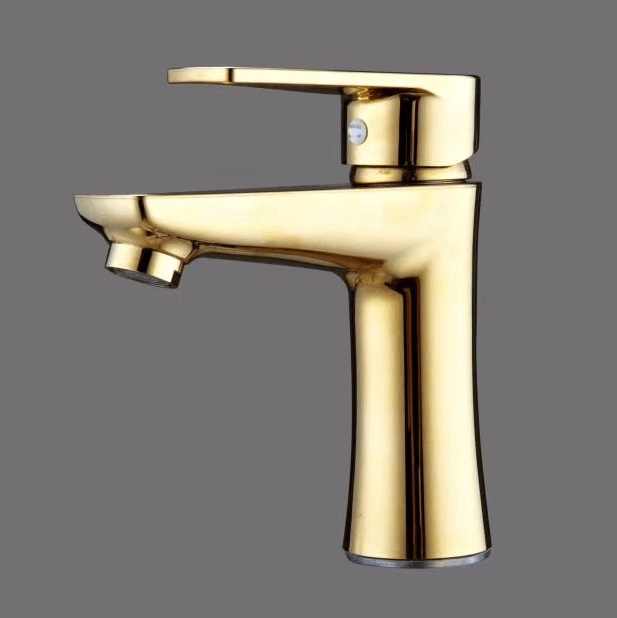 Light luxury wind cold and hot basin faucet foreign trade gold thumbnail