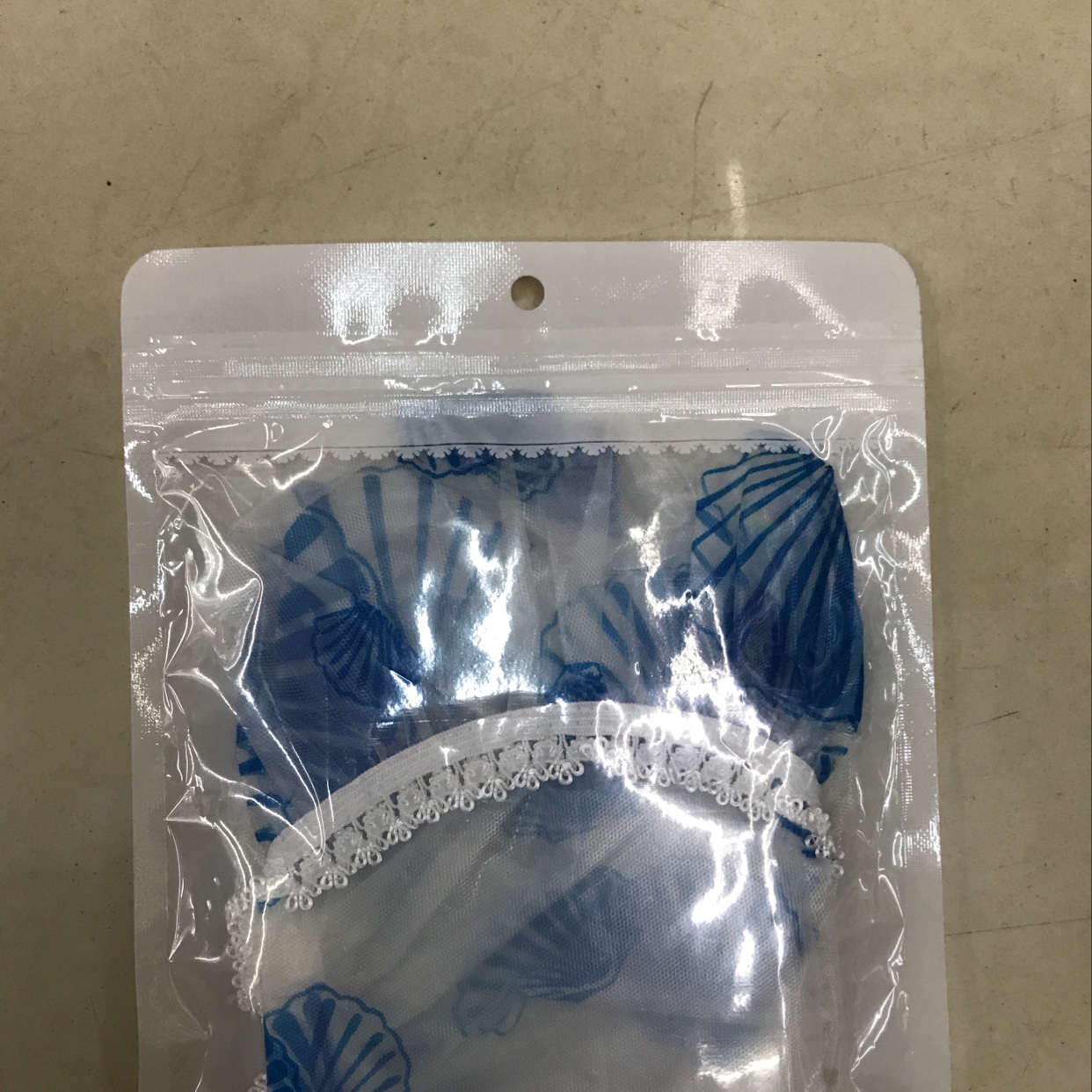 高档浴帽细节图