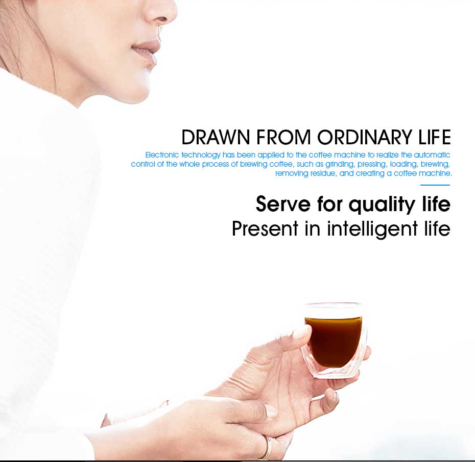 DSP丹松 意式咖啡机家用小型 蒸汽打奶泡机 滴漏式便携式咖啡机详情图3