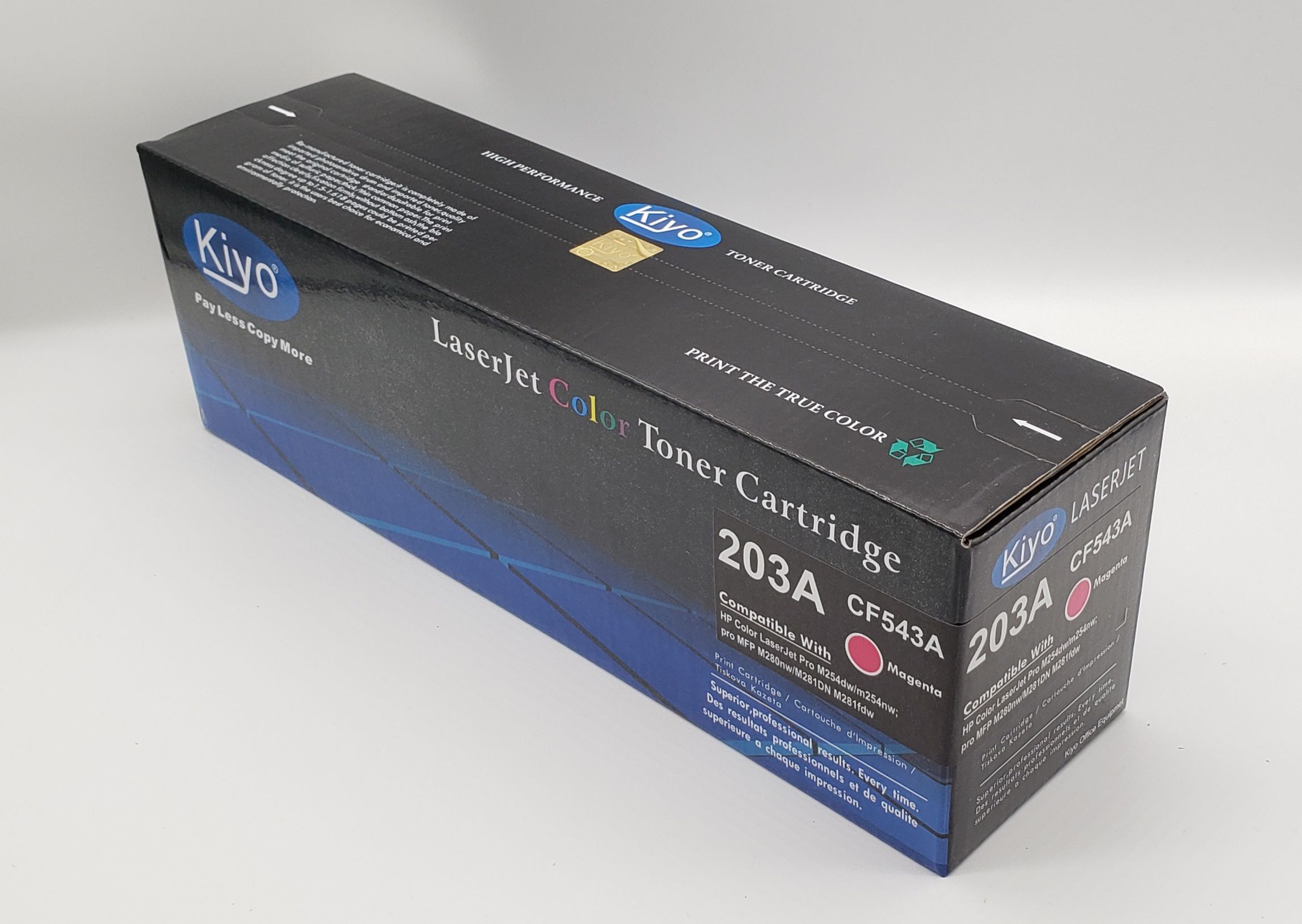 KIYO 203A（CF543A）Magenta Toner Cartridge For HP Color LaserJet Printers full figure