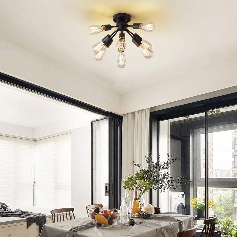American rural simple retro ceiling lighting bedroom living room loft industrial ceiling lighting