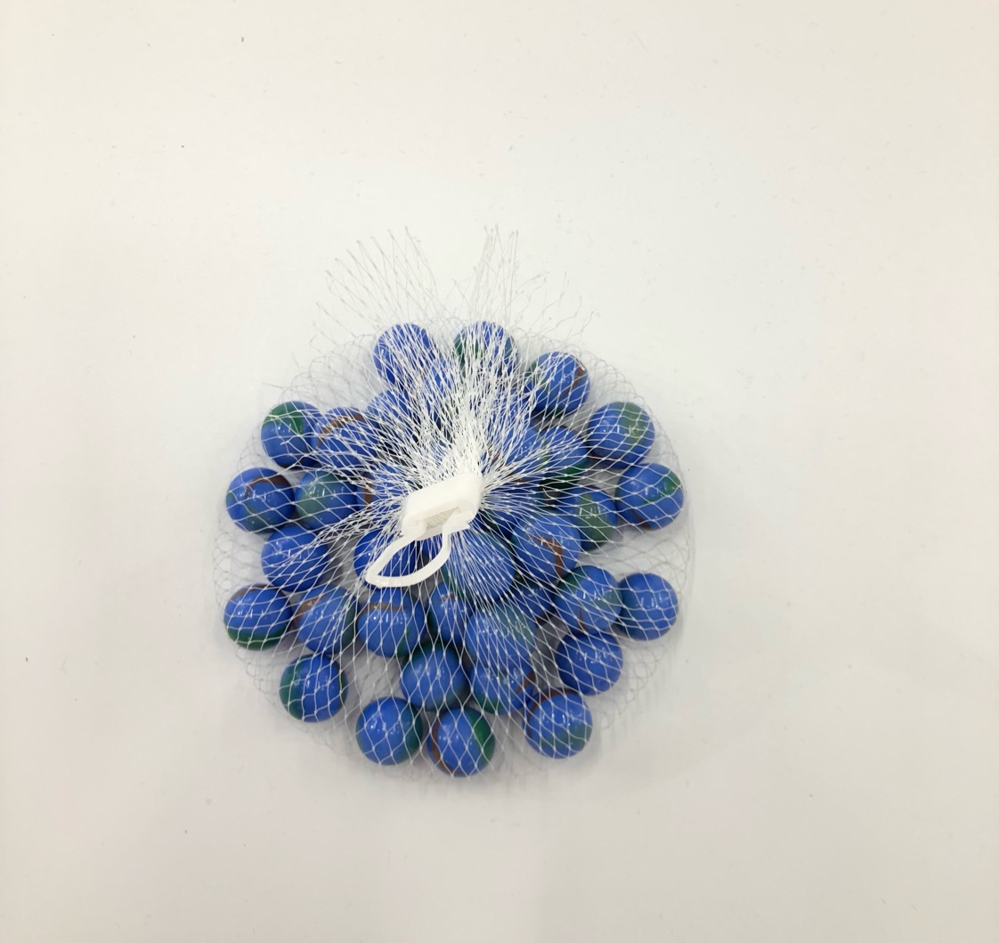 兰奶花玻璃珠弹珠16mm儿童玩具工艺品玻璃弹珠水晶球筷子夹弹珠游戏