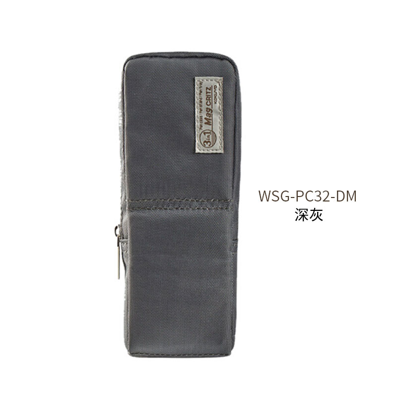 KOKUYO wG-PC32-DM Pen case MAG CRITZ Dark grey medium size