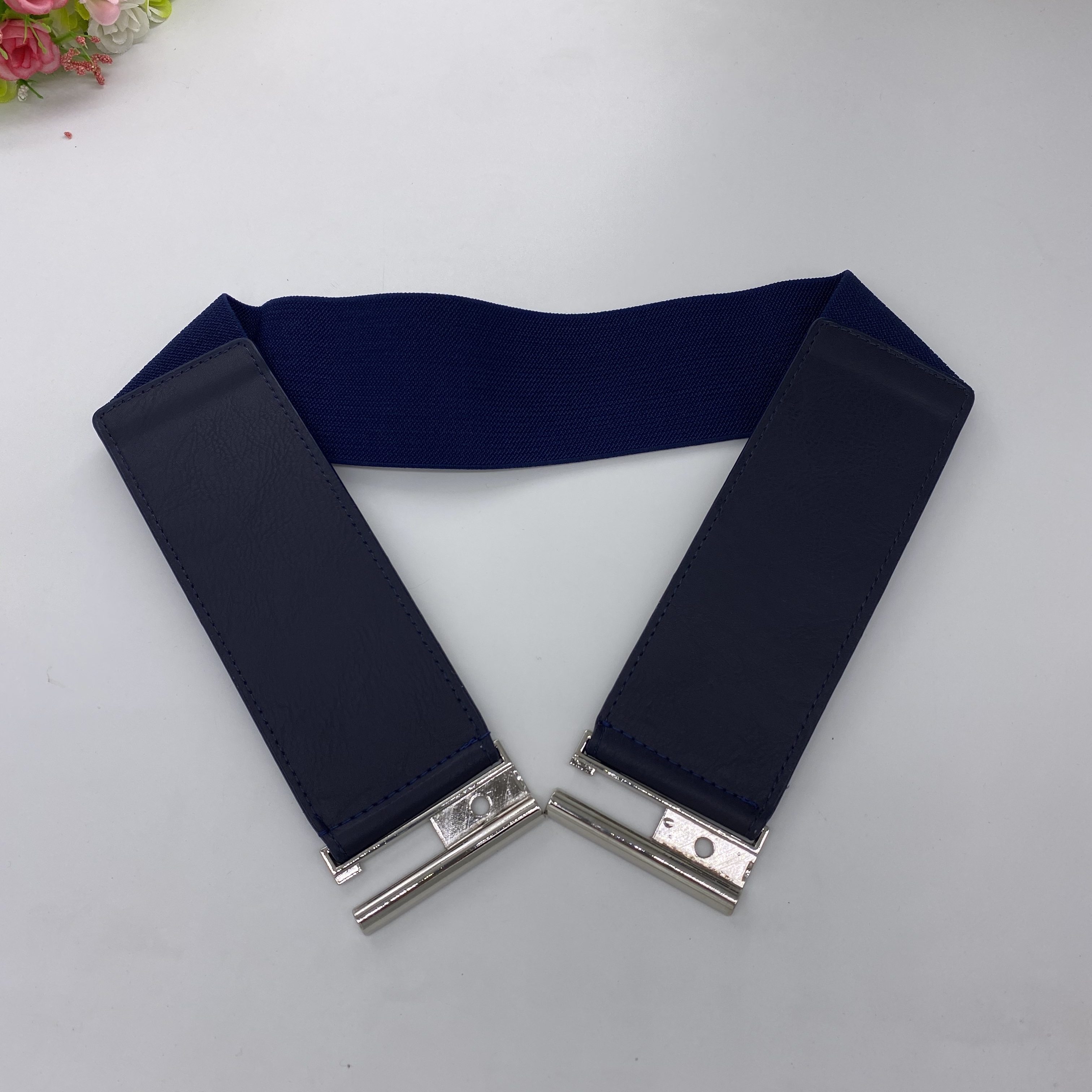 Source Factory: Women's Elastic Buckle Waist Seal Belt Specification drawing