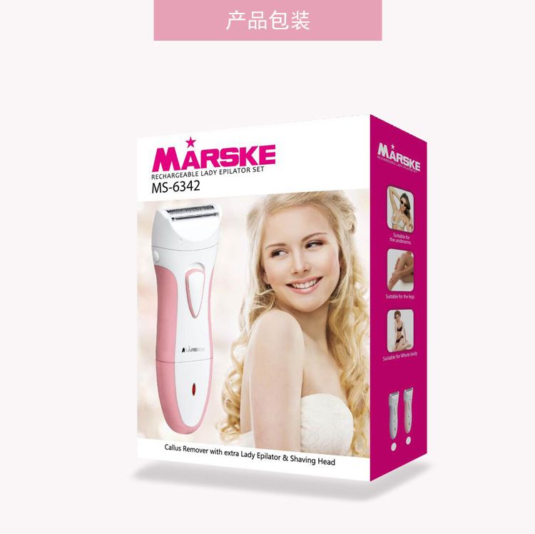 MS-6342 Women's Hair Remover, rechargeable electric hair remover, women's leg hair razor, underarm private area hair removal detail image 15
