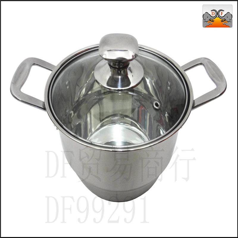 DF99291 Medi wire ear pot Double ear pot Stainless steel soup pot Kitchen Hotel supplies DF TRADING HOUSE