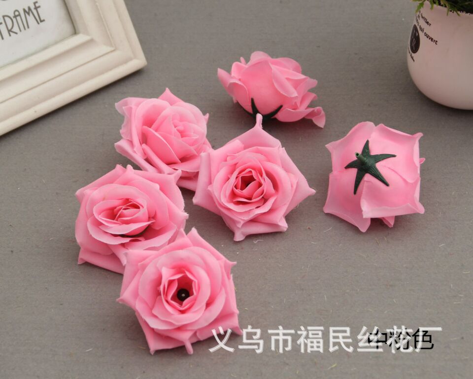 Yiwu Fumin Silk Flower Factory offers wedding artificial flower decoration, rose flower balls, flower walls, flower arrangements, arches, artificial flower heads, DIY materials, and silk flower wholesale Specification image