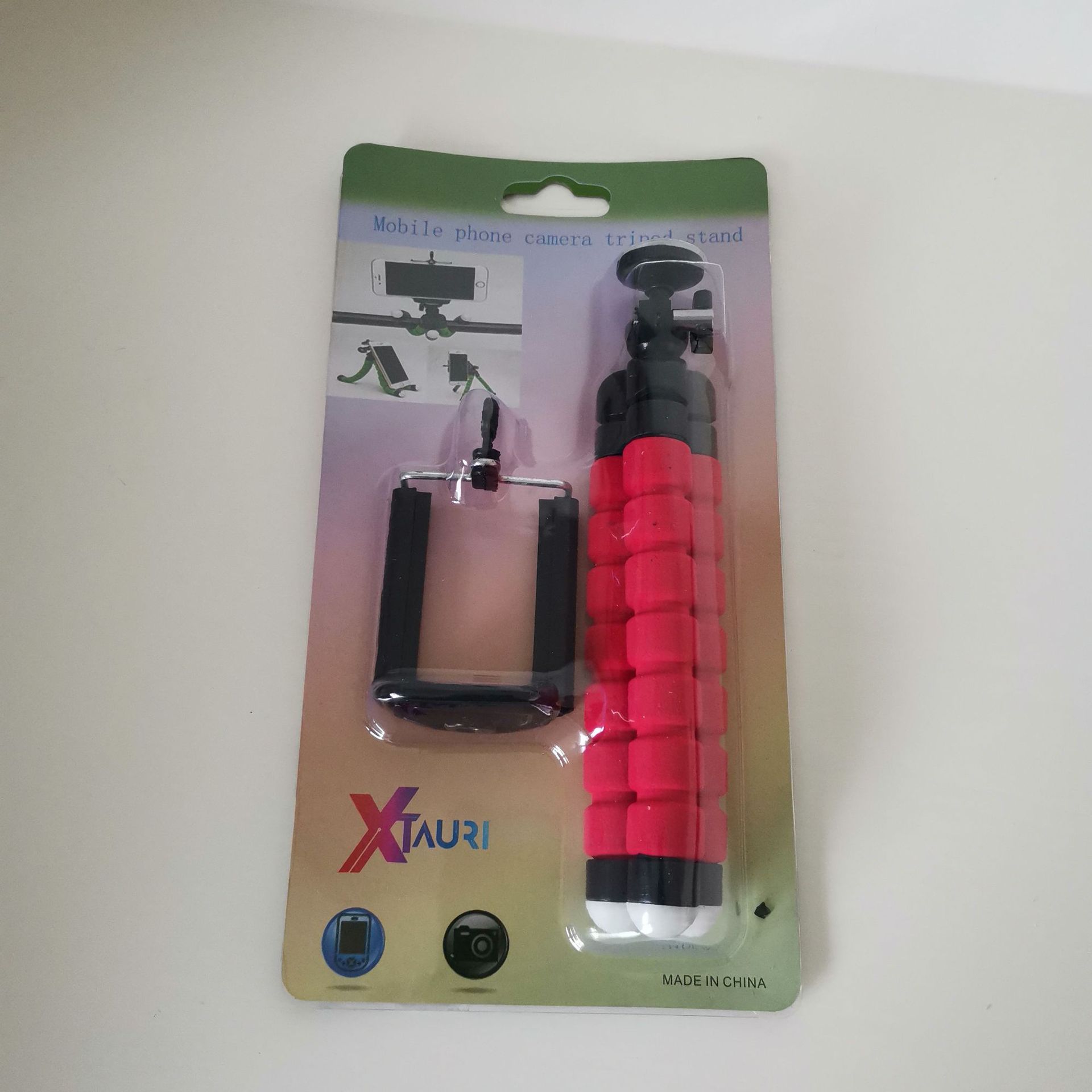 AEMAX 海绵三脚架通用手机软脚百变造型小巧便携直播神器吸塑包装