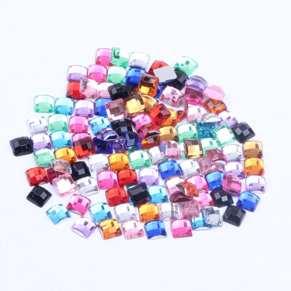 5Mm100 New Imitation Table Square Flat Earth Surface Multi-Color Machine Diy Accessories Materials details Picture