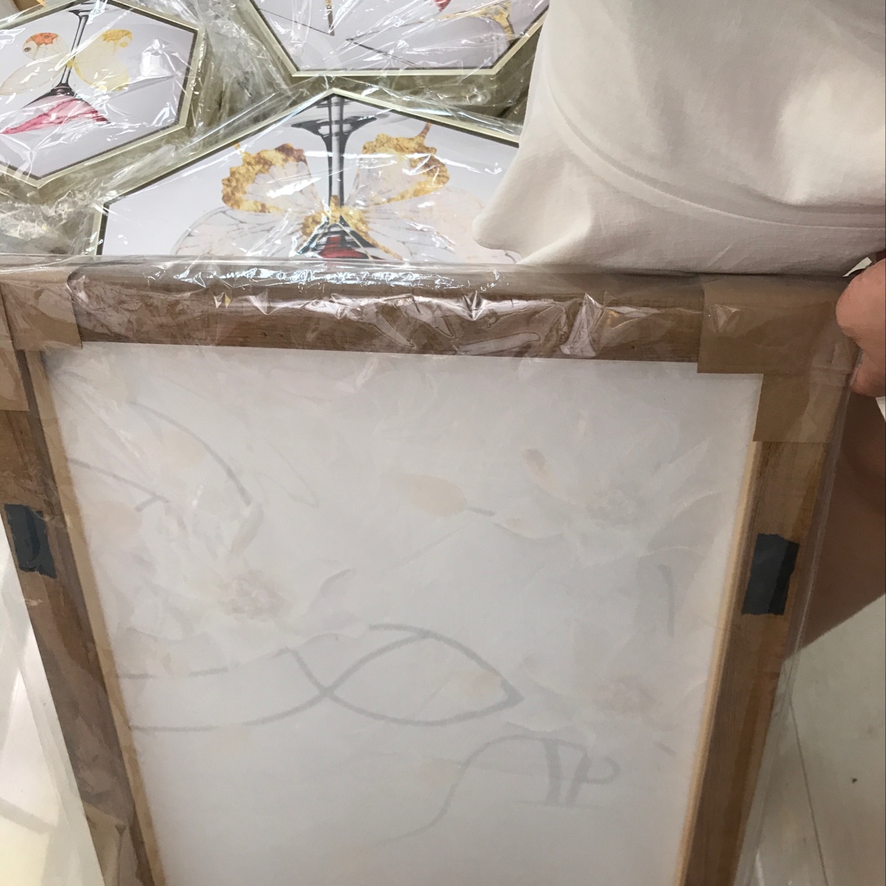油画实物图