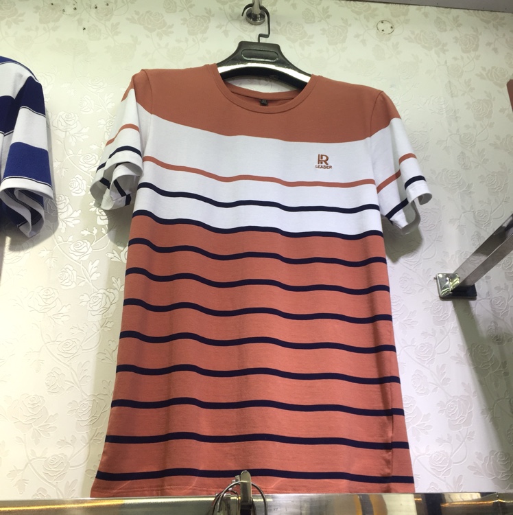 New men's short-sleeved T-shirt for middle-aged and elderly people