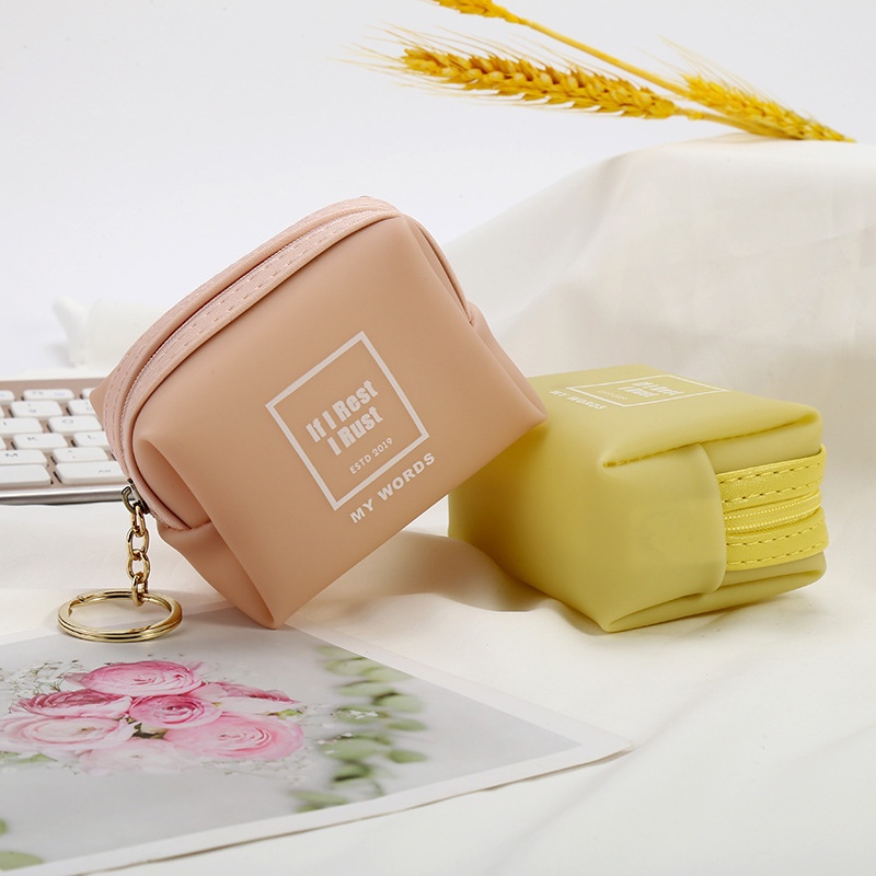 可爱糖果色零钱包少女学生新款手拿小钱收纳2020包零钱口红产品图