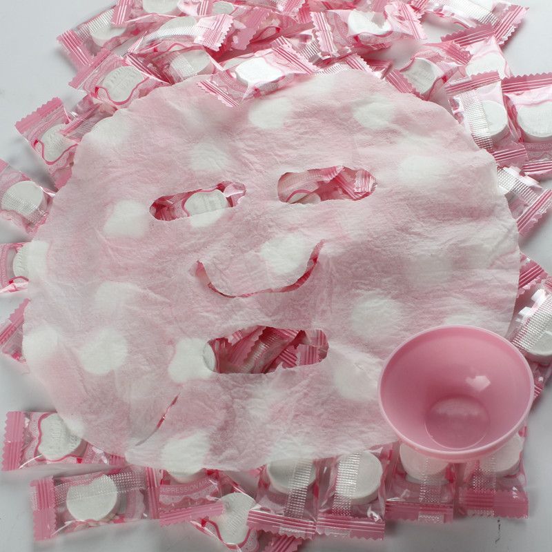 Bojie compressed facial Mask Granules, 100-piece homemade facial mask paper box set, exclusively for foreign trade detail image 6