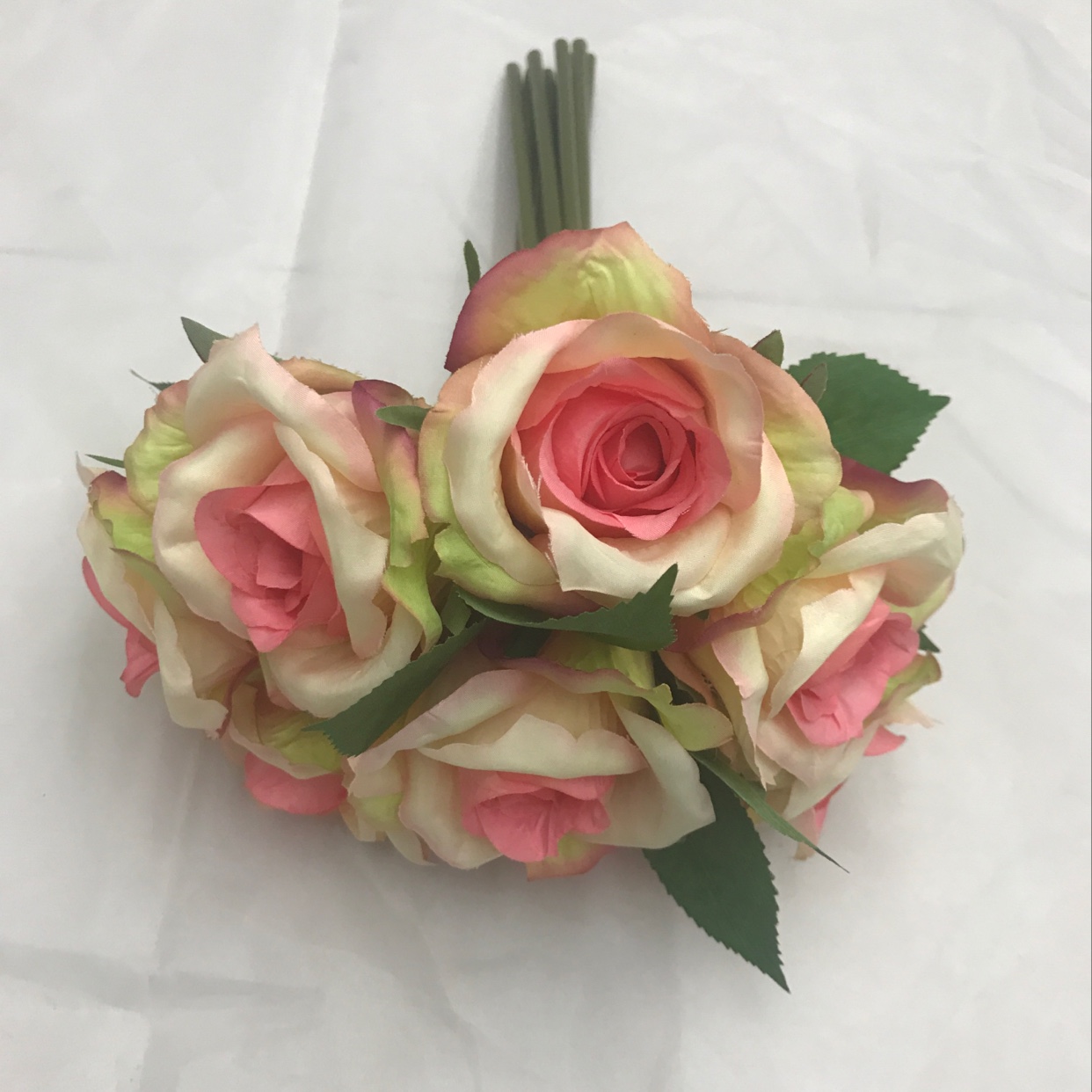 Eight hands holding roses Item Picture
