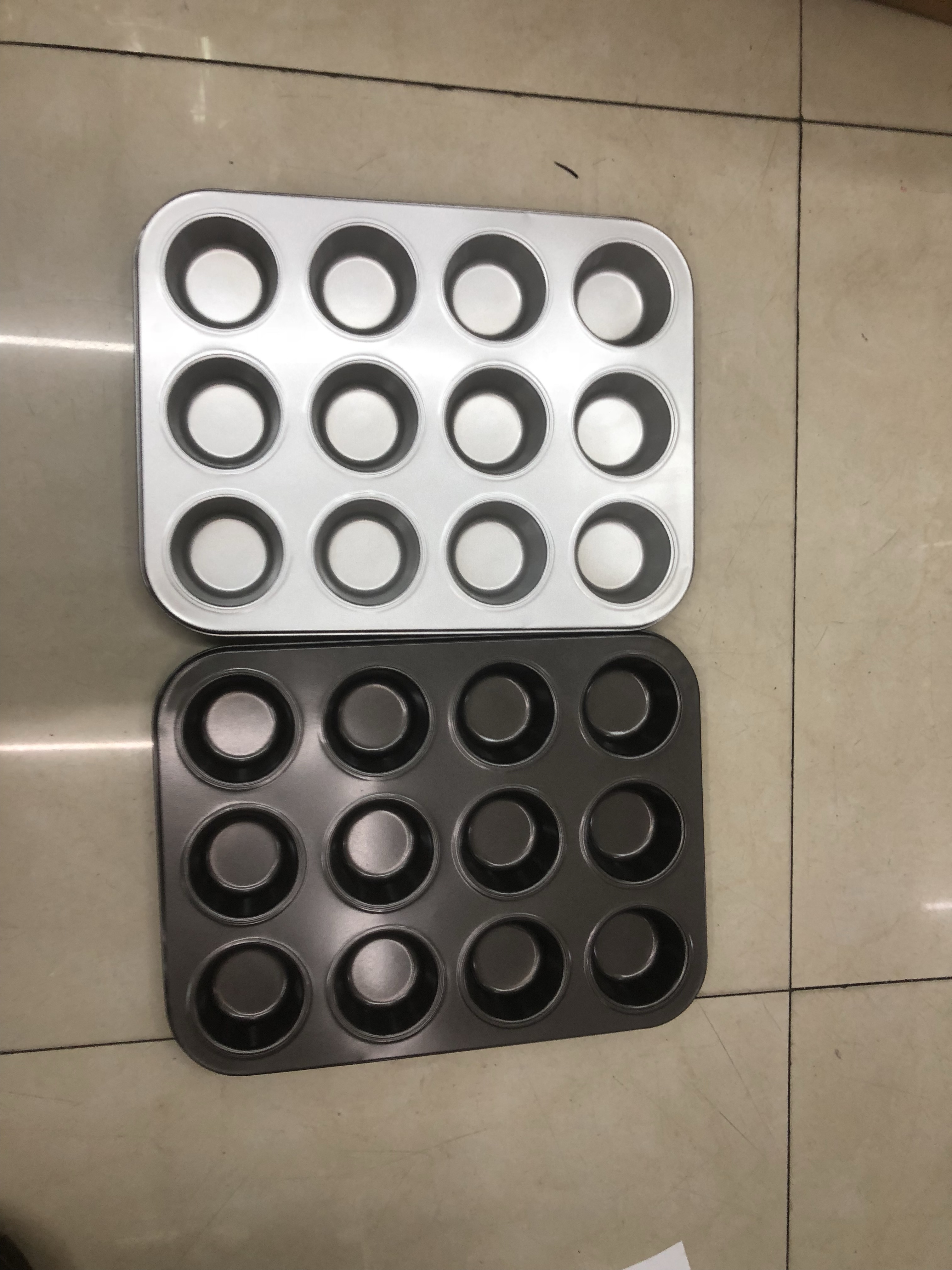 12孔不粘蛋糕模，蛋糕烤盘产品图