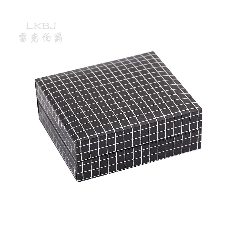 Factory direct sales of cufflink boxes, plastic-wrapped paper box accessories
