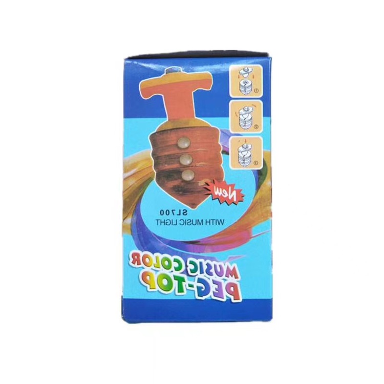 Imitation wood gyro luminescent toy manufacturer direct street stand night market