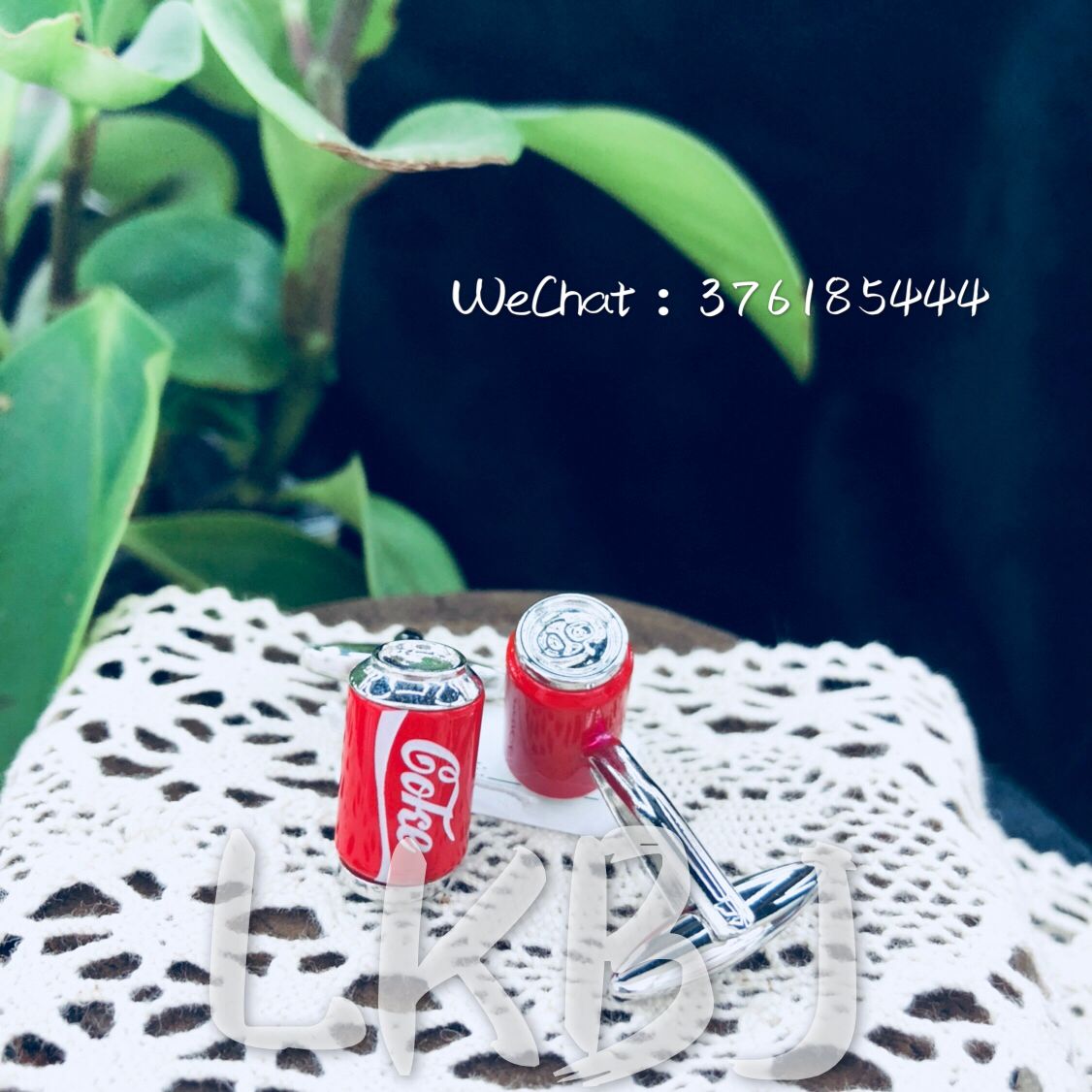 Coca-Cola shaped fun cufflink accessories. Accessories detail image 3