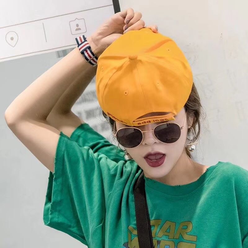 Hat Female Spring/Summer Korean Version Do Old Vintage Curved Eaves Cap Son Light Plate Solid Color Baseball Cap Couple Hat Male undefined