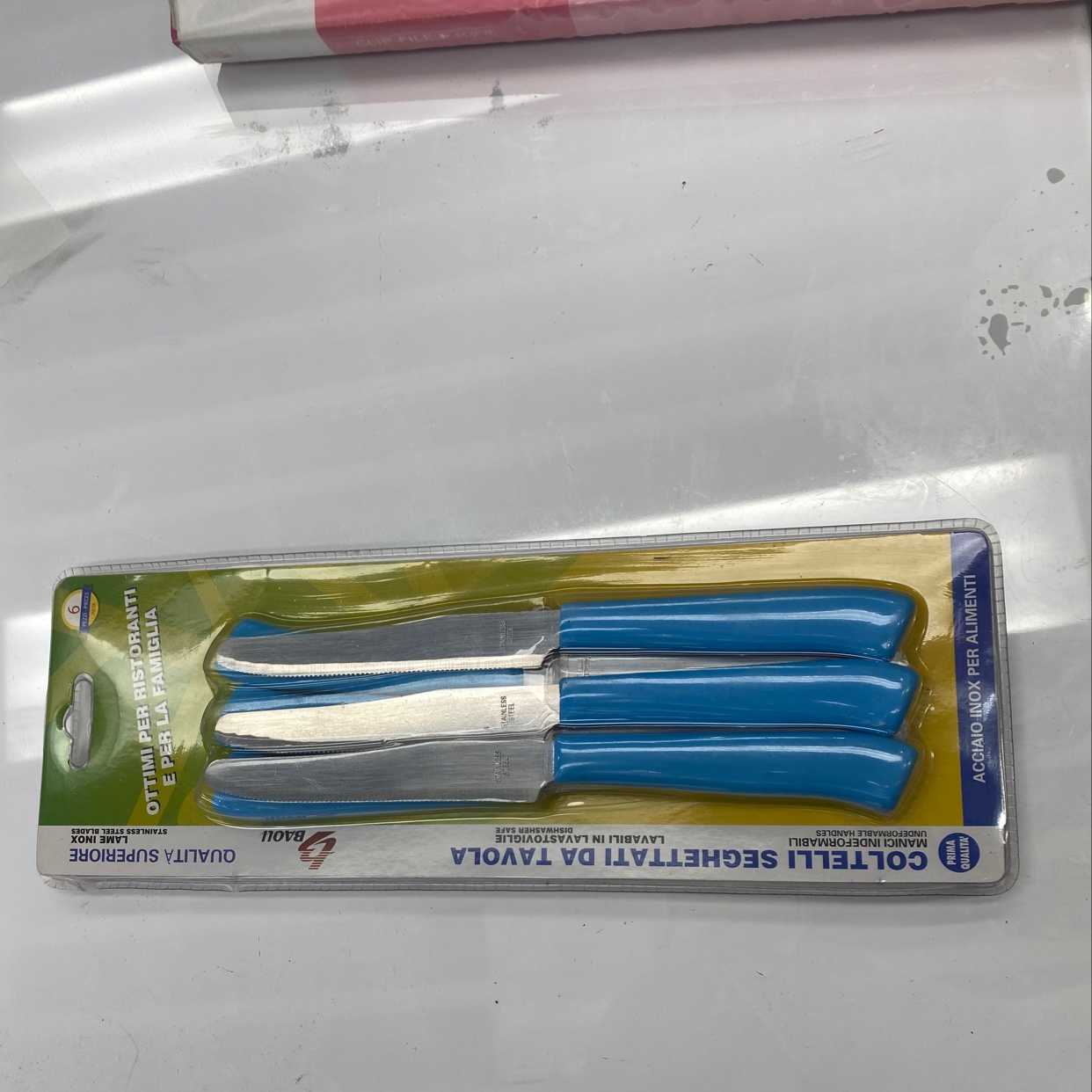 6Pc Double Soak Steak Knife