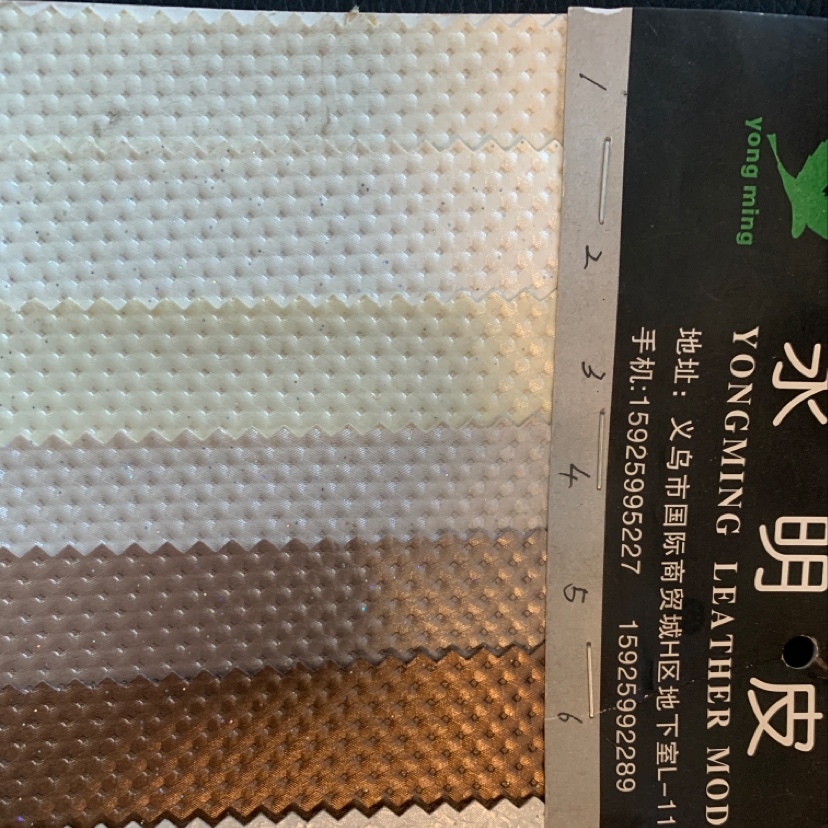 Factory direct sales of y4 luggage leather in large quantities, high, medium and low grade luggage, sofa, shoe materials and fabrics details Picture