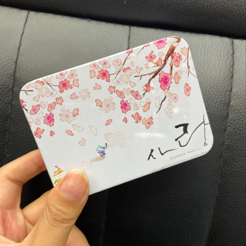 Korean style small fresh hair card storage box