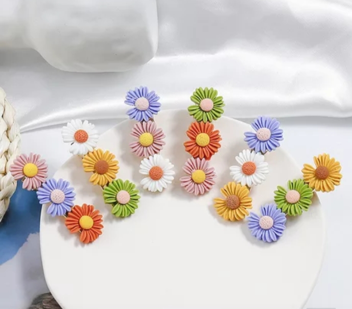Influencer Little Daisy Hair Clip Headdress Flower Clip Fresh Komori With Bangs Bb Clip