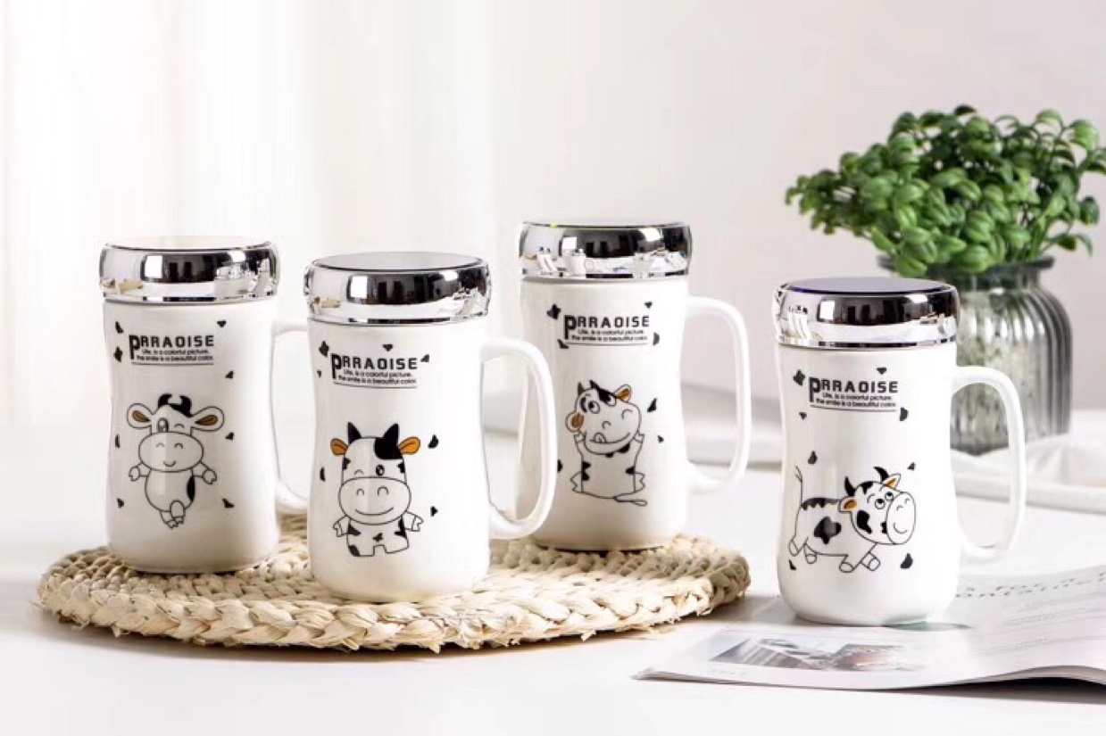 Factory direct sales of ceramic mirror cups, creative water cups, mugs and tea cups