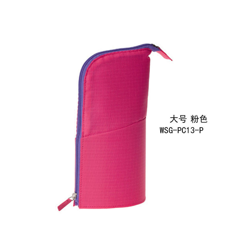 KOKUYO/ Guoyu WSG-PC13-P Pen Case Large Powder detail image 1