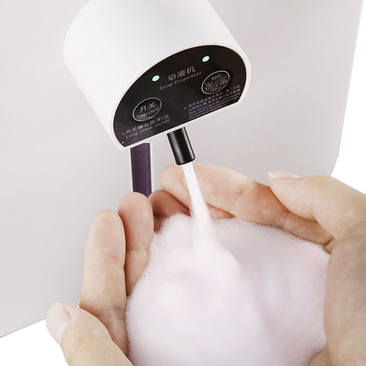 1300ML台式热销款自动感应皂液器自动消毒机白色自动出液器产品图
