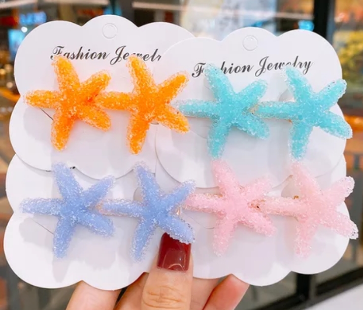 发夹/创意饰品/发夹植绒/发饰/发卡产品图