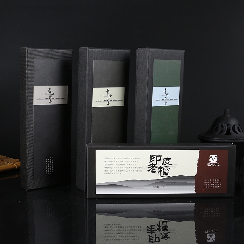 古法炮制天然印度老山檀香线香卧香立香驱蚊神器安神助眠包邮印度老山檀香线香卧香立香120克书型盒装安神助