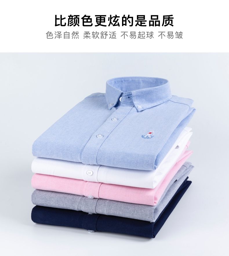 New winter-style men's shirt made of pure cotton and linen, sweat-absorbing and breathable, casual shirt for middle-aged and young people detail image 1