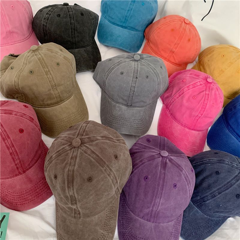2020 Factory Wholesale Hat Taobao Explosion Korean Version Of Spring And Summer Baseball Cap Men And Women All The Tide Cap Cotton Cap full figure