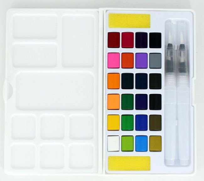 Solid gouache set in 24 colours thumbnail