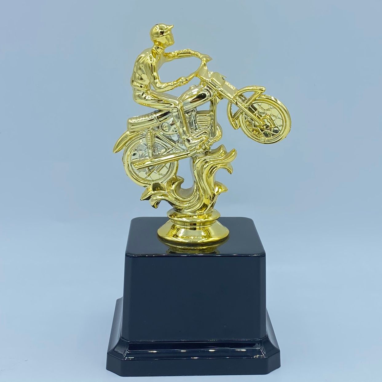 Motorcycle race glorious trophy and medal source manufacturer, plastic products production, 14CM customizable logo pic 2