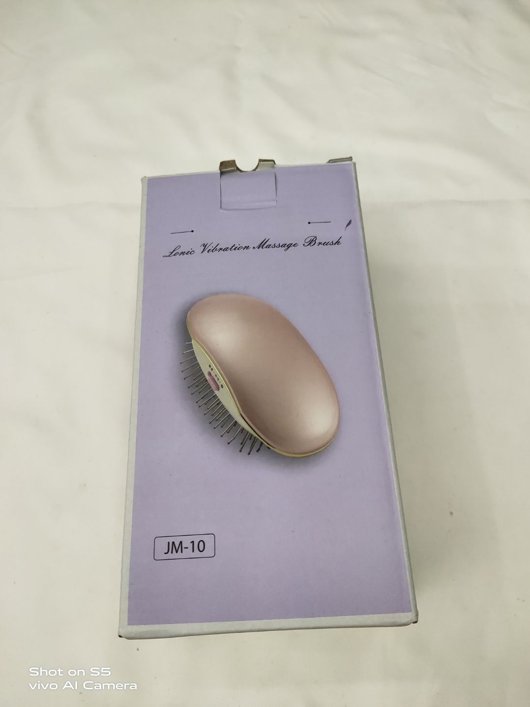 Portable anion anti - static vibration massage comb for straight hair straight hair comb hair straightener hair hair comb dry cell thumbnail