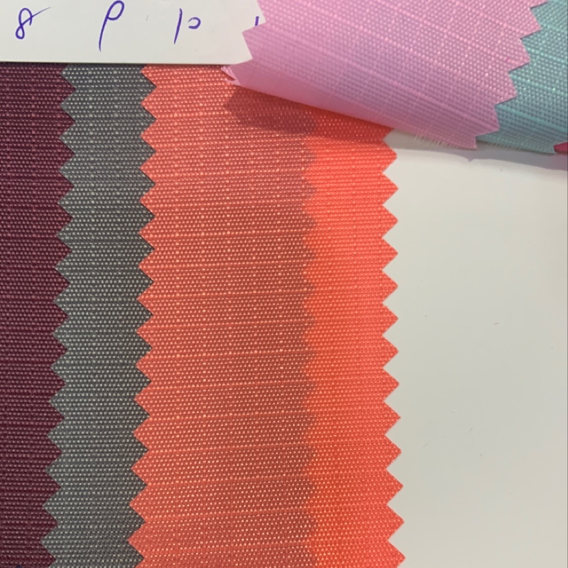 Factory direct sales of the best-selling new 210D three-section checkered fabric. Large stock of high, medium and low-end luggage, sofa, shoe materials and fabric in No. 10 color details Picture