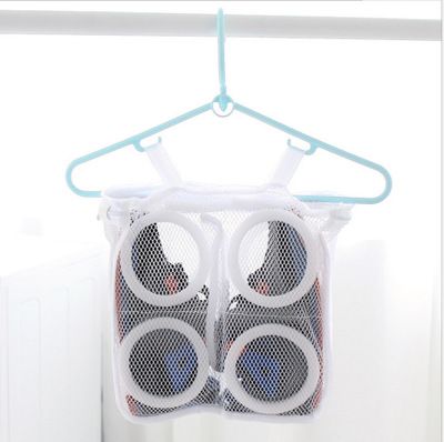  批发懒人洗鞋神器洗鞋袋洗衣机加厚可凉挂晒鞋子洗晒一体网袋详情2