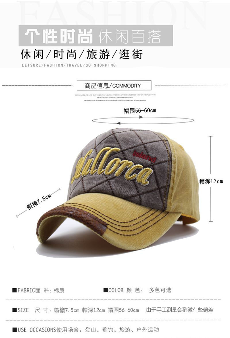 Foreign Trade Hat Men's And Women's Baseball Hat Brand Sun Hat Summer Duck Cap Suisell Big Hat full figure