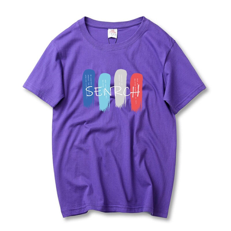 紫色T恤产品图