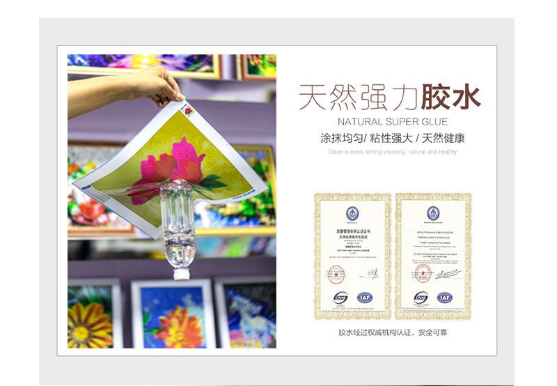 Bright diamond, irregular-shaped diamond, framed diamond painting 40*50, an export bestseller available without loan detail image 10