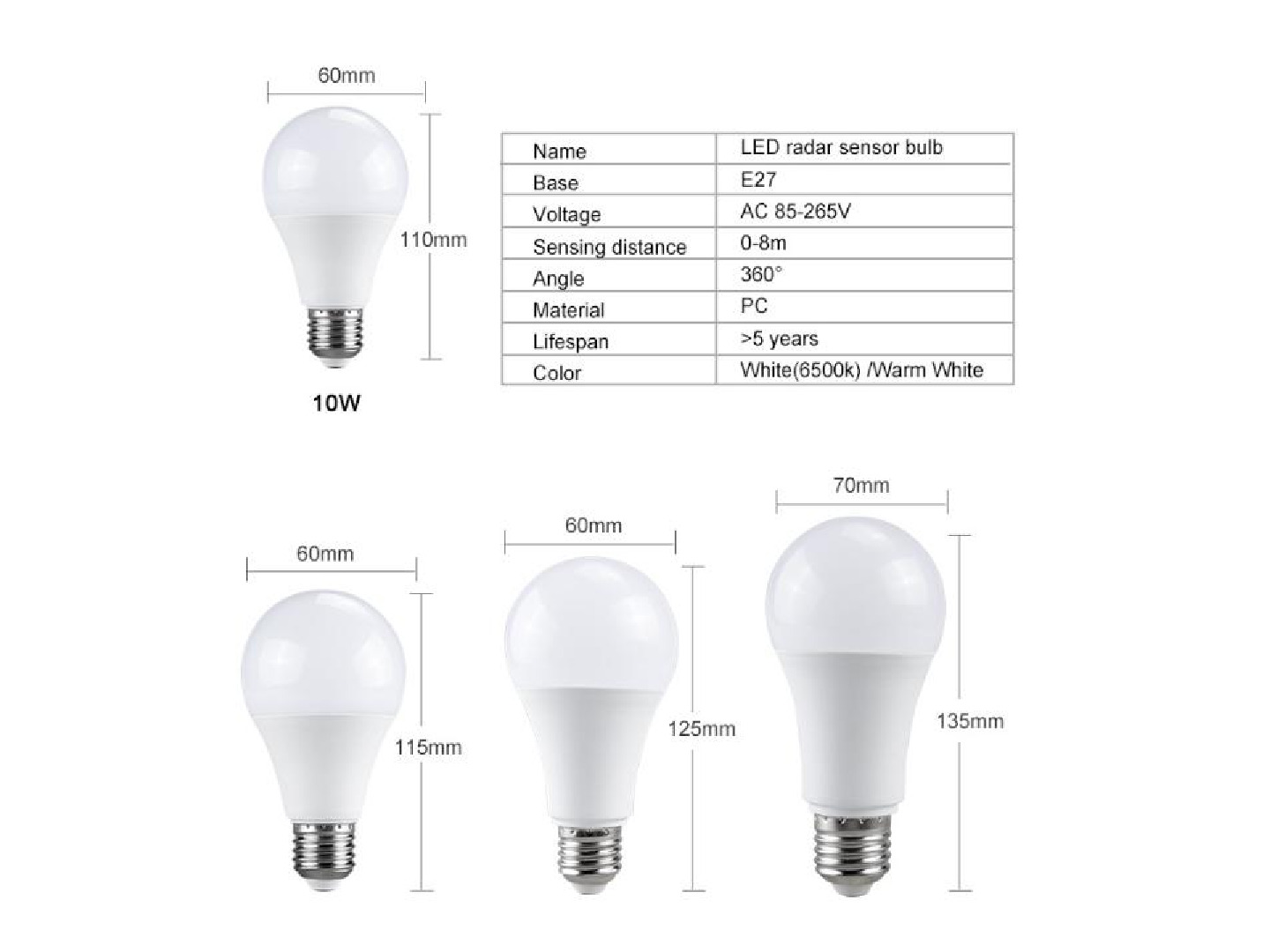 RGB bulb LED bulb lamp, RGB bulb remote control bulb 85-265V wide voltage E27 B22 bulb lamp detail image 7