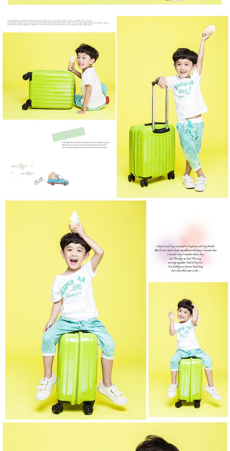 韩版儿童拉杆箱行李箱小型旅行箱万向轮登机箱轻便耐用详情图19