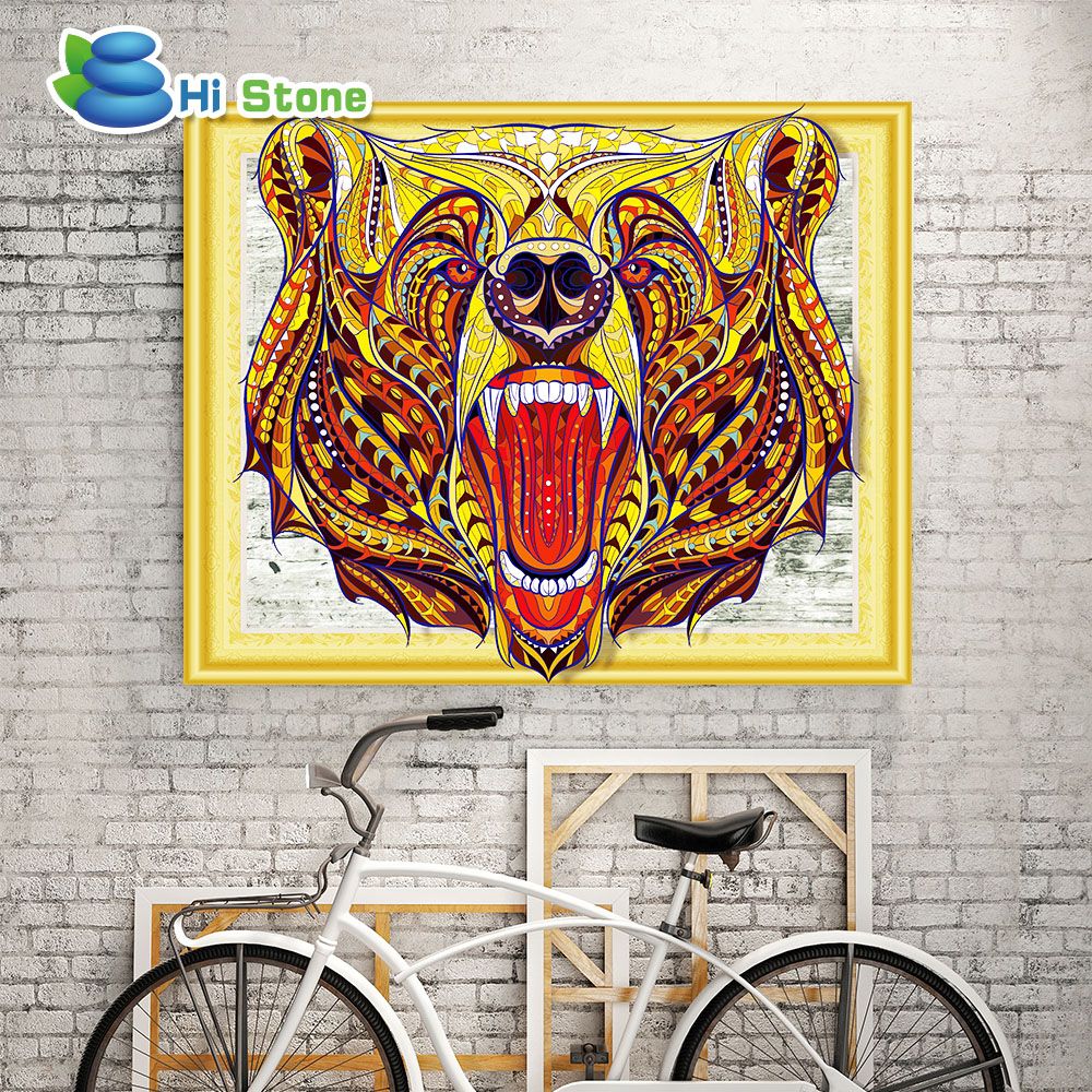 Bright diamond, irregular-shaped diamond, framed diamond painting 40*50, an export bestseller available without loan details Picture