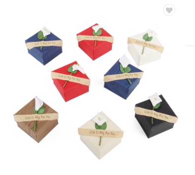 Horseshoe Flower Ring Box