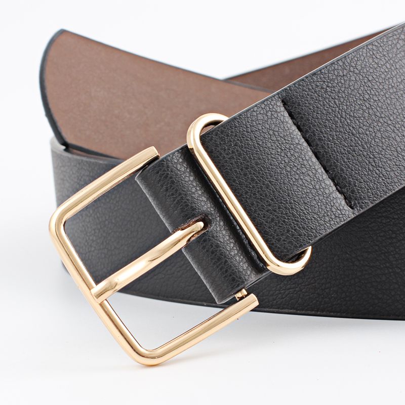 Simple Retro Pin Buckle Belt Women Women's Belt Korean Casual Student Trend 686 Application Scenario