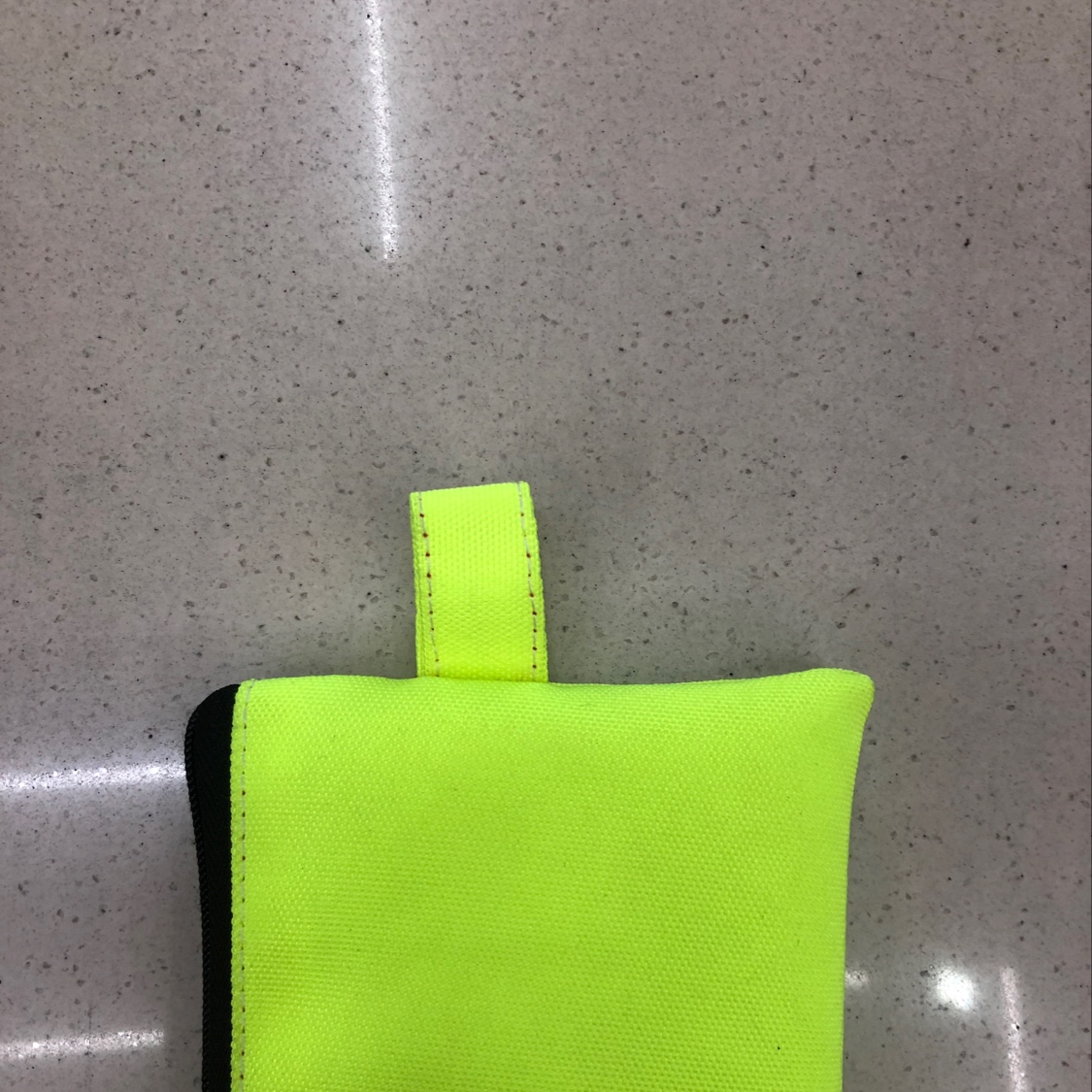 Fluorescent Green Pen Bag Specification drawing