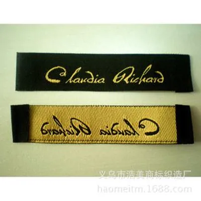 Manufacturers Supply Woven Label Armband Custom Garment Accessories Satin Double Cotton Label Production And Processing Free Design