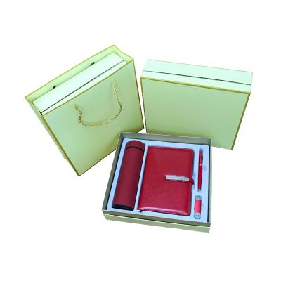 Regalo kailu shi pluma oficina regalo de negocios conjunto de taza térmica portátil práctico usb disco pen conjunto de cuatro piezas reunión anual empresa impresión personalizada Application Scenario